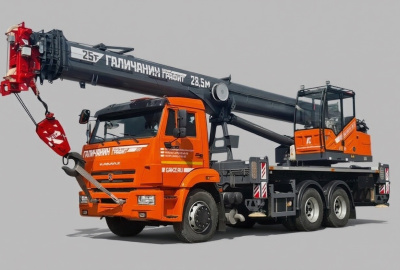 Автокран Галичанин КС-55713-1В-1 ГРАФИТ на шасси КамАЗ 65115 + противовес 1,0 тн